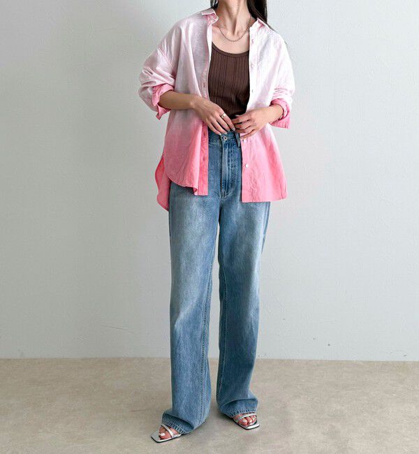 fredy emue「グラデーションリネンシャツ」|シャツ・ブラウス|