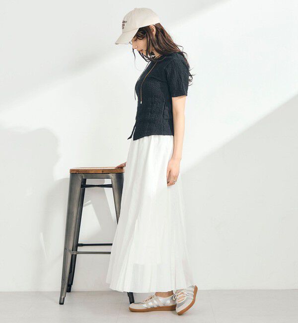 fredy emue「COTTONマチ付きギャザースカート」|スカート|