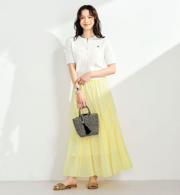 fredy emue「COTTONマチ付きギャザースカート」|スカート|