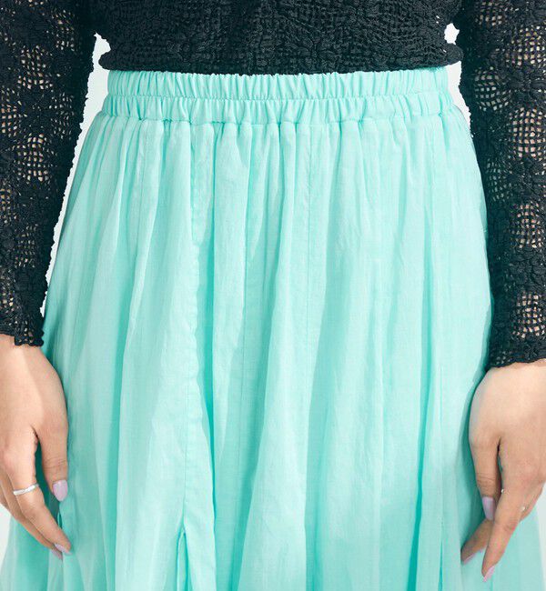 fredy emue「COTTONマチ付きギャザースカート」|スカート|