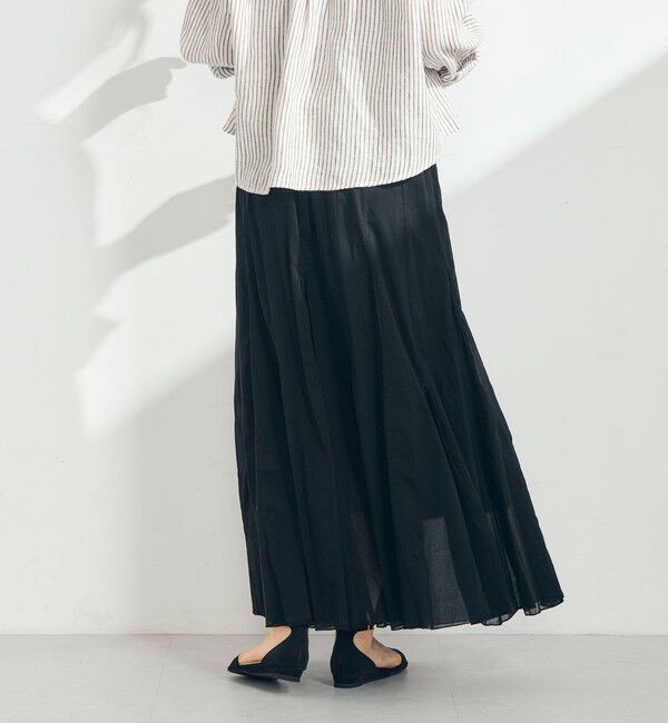 fredy emue「COTTONマチ付きギャザースカート」|スカート|