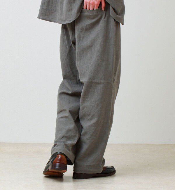 GLOSTER「【JACKPURCELL/ジャックパーセル】コットンパナマパンツ」|チノ|