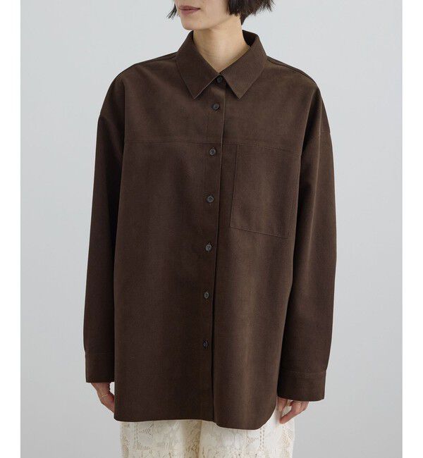 SALON adam et rope'「Ultrasuede(R)オーバーシャツ / セットアップ対応」|シャツ・ブラウス|