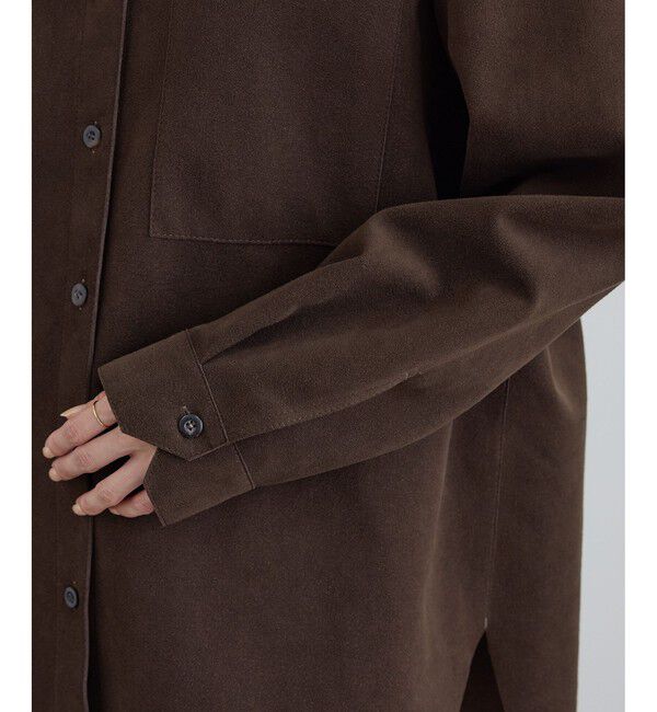 SALON adam et rope'「Ultrasuede(R)オーバーシャツ / セットアップ対応」|シャツ・ブラウス|