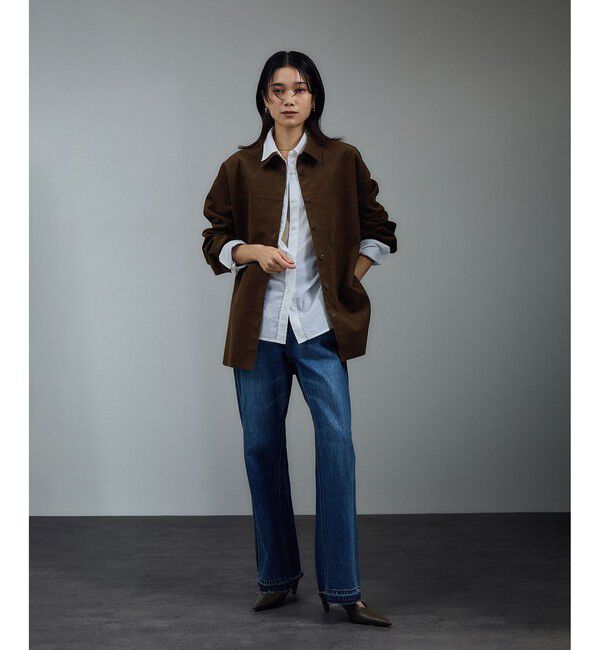 SALON adam et rope'「Ultrasuede(R)オーバーシャツ / セットアップ対応」|シャツ・ブラウス|
