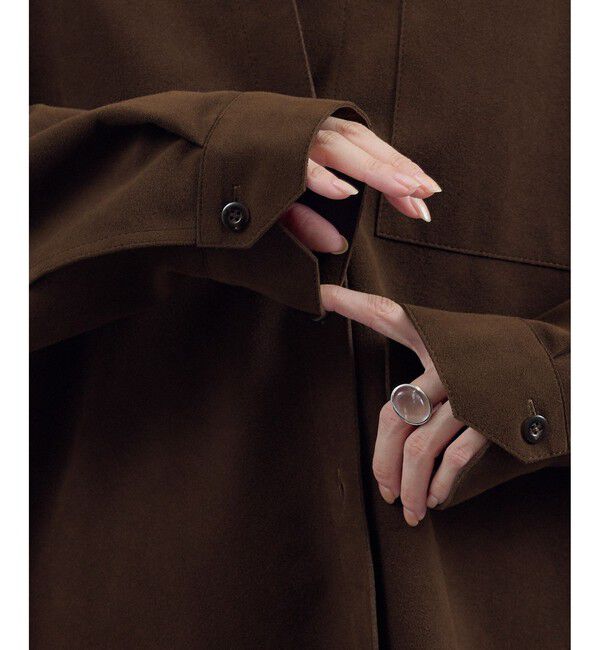 SALON adam et rope'「Ultrasuede(R)オーバーシャツ / セットアップ対応」|シャツ・ブラウス|