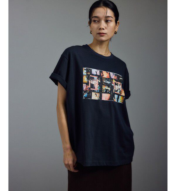 SALON adam et rope'「【Jim Goldberg for SALON】フォトプリントTEE」|Tシャツ・カットソー|チャコール(06)