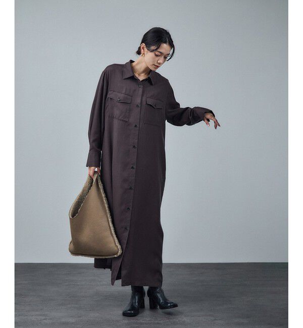 SALON adam et rope'「【HELEN MOORE（ヘレンムーア）】フェイクムートンリバーシブルバッグ」|トートバッグ|