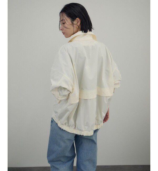 SALON adam et rope'「リモンタナイロン / スタンドカラーブルゾン」|ブルゾン・スタジャン|