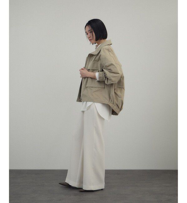 SALON adam et rope'「リモンタナイロン / スタンドカラーブルゾン」|ブルゾン・スタジャン|