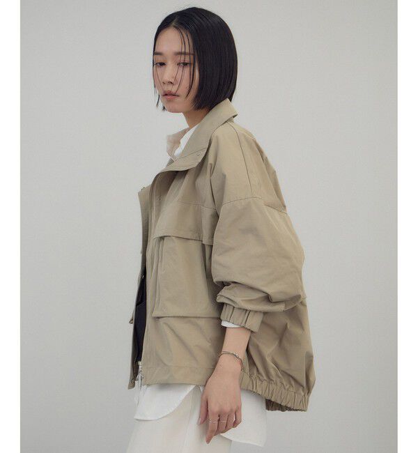 SALON adam et rope'「リモンタナイロン / スタンドカラーブルゾン」|ブルゾン・スタジャン|