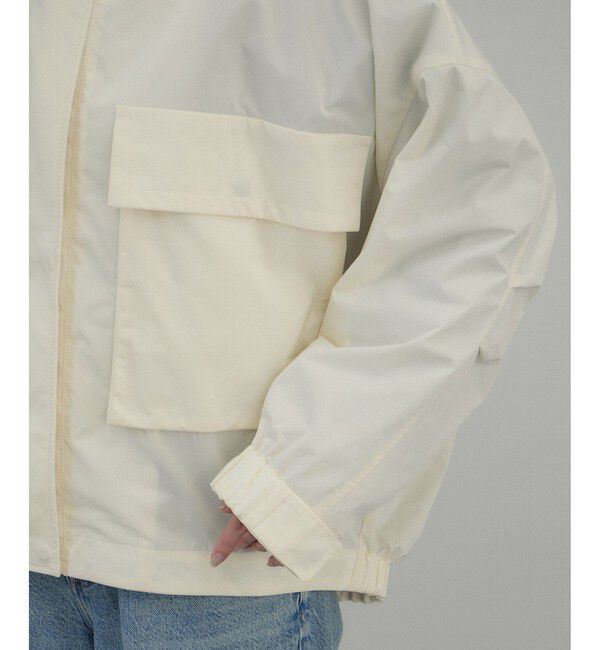 SALON adam et rope'「リモンタナイロン / スタンドカラーブルゾン」|ブルゾン・スタジャン|