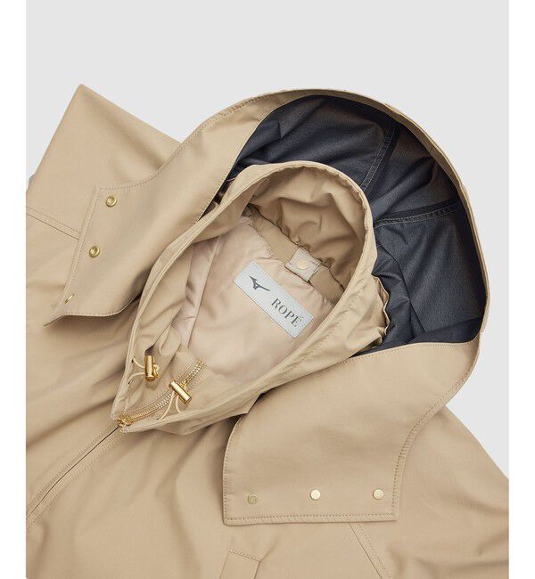 ROPE「【Mizuno for ROPE'】ライナー付き ギャザーマウンテンパーカー/撥水・イージーケア」|その他|