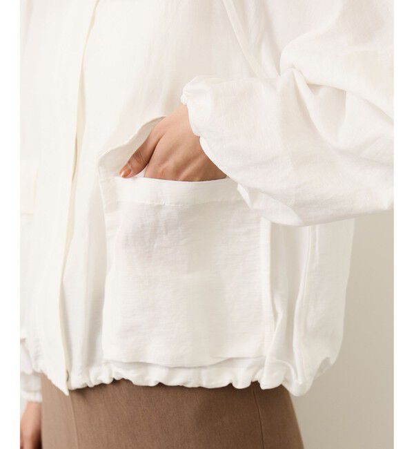 ROPE「ビスコースリネンライトマウンテンパーカー/セットアップ対応・イージーケア」|ブルゾン・スタジャン|