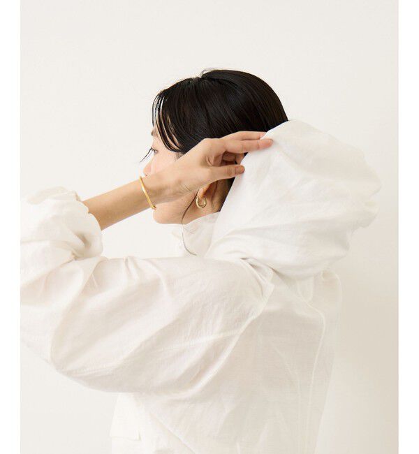 ROPE「ビスコースリネンライトマウンテンパーカー/セットアップ対応・イージーケア」|ブルゾン・スタジャン|