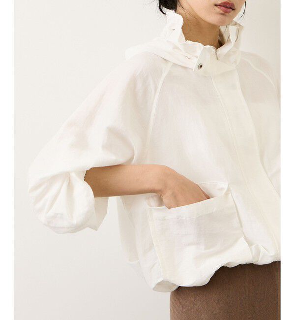 ROPE「ビスコースリネンライトマウンテンパーカー/セットアップ対応・イージーケア」|ブルゾン・スタジャン|