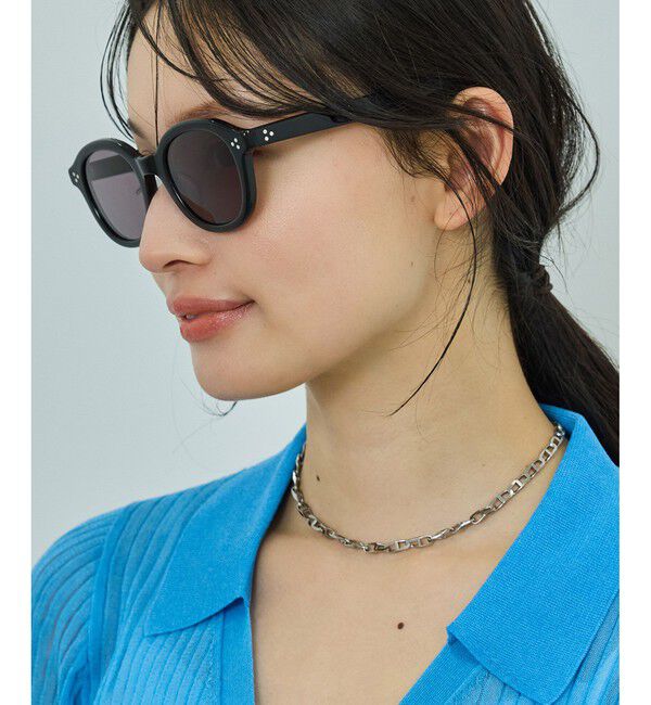 ROPE「【WEB・一部店舗限定】ボストンフレームUVカットグラス/ケースセット」|サングラス|ブラック(01)