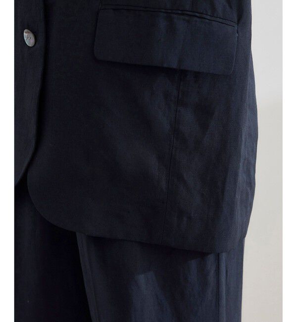 ROPE「レーヨンリネン ライトジャケット【セットアップパンツ・ワンピース対応】」|テーラードジャケット|