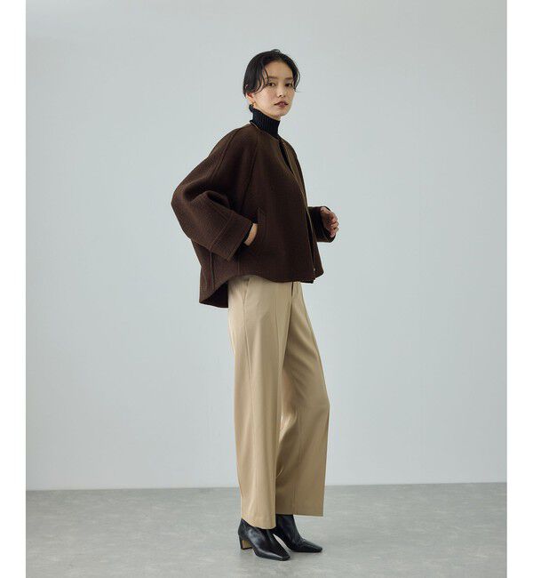 ROPE「圧縮ウールコクーンショート丈コート/Bellandi(ベランディ)」|ブルゾン・スタジャン|