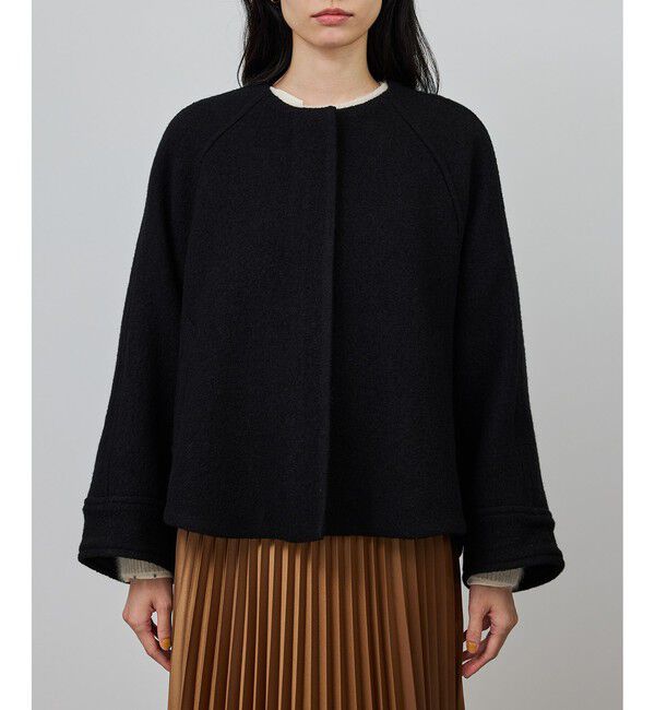 ROPE「圧縮ウールコクーンショート丈コート/Bellandi(ベランディ)」|ブルゾン・スタジャン|