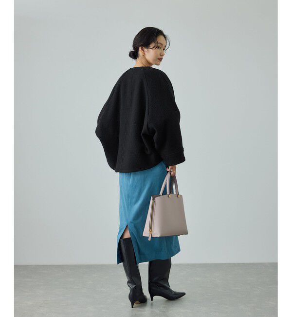 ROPE「圧縮ウールコクーンショート丈コート/Bellandi(ベランディ)」|ブルゾン・スタジャン|