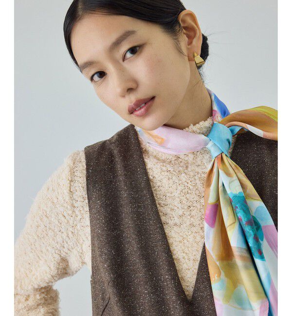 ROPE「【COOHEM(コーヘン)】COTTON FANCY YARN HIGH NECK KNIT」|ニット・セーター|