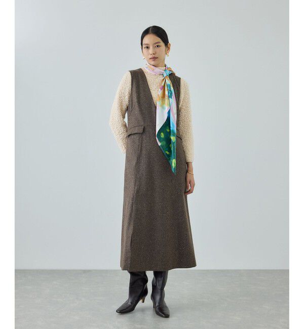 ROPE「【COOHEM(コーヘン)】COTTON FANCY YARN HIGH NECK KNIT」|ニット・セーター|