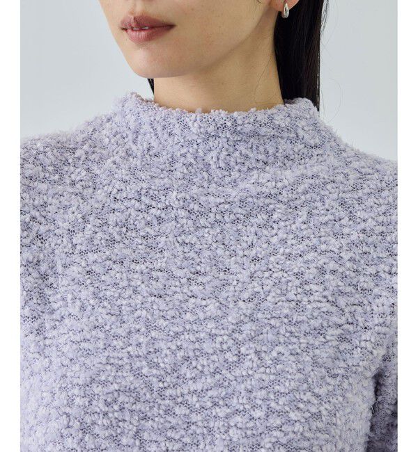 ROPE「【COOHEM(コーヘン)】COTTON FANCY YARN HIGH NECK KNIT」|ニット・セーター|