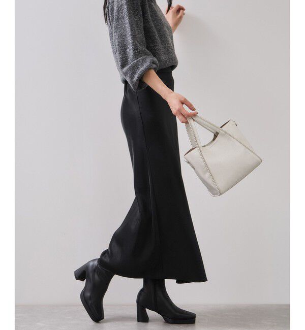 VIS「シャイニーナローフレアスカート」|スカート|