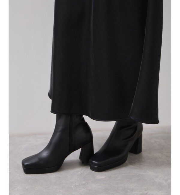 VIS「シャイニーナローフレアスカート」|スカート|