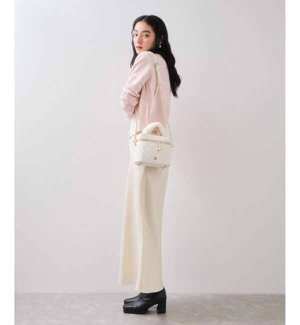 VIS「シャイニーナローフレアスカート」|スカート|