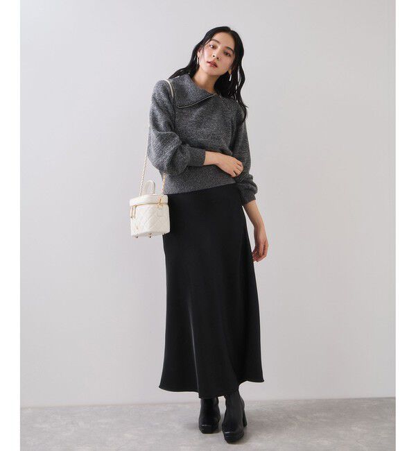 VIS「シャイニーナローフレアスカート」|スカート|