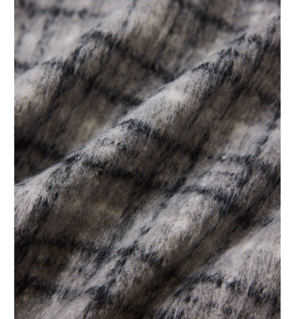 VIS「シャギーVネックミニ丈ジャンパースカート」|ワンピース|