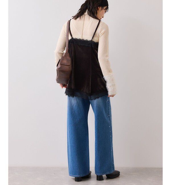 VIS「ベロアレースキャミチュニック」|チュニック|