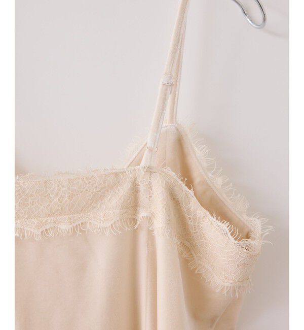 VIS「ベロアレースキャミチュニック」|チュニック|