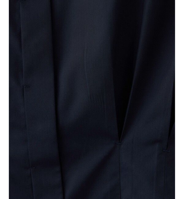 VIS「ウエストタックペプラム半袖シャツブラウス」|シャツ・ブラウス|