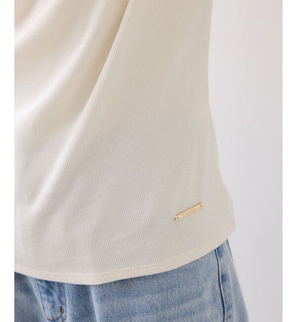 VIS「テレコハーフスリーブドレーププルオーバー」|Tシャツ・カットソー|