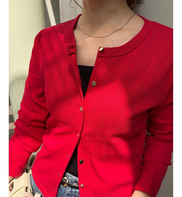 VIS「パターンメッシュカーディガン」|カーディガン|