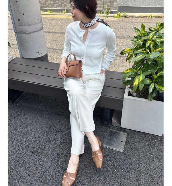 VIS「パターンメッシュカーディガン」|カーディガン|