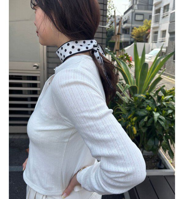 VIS「パターンメッシュカーディガン」|カーディガン|