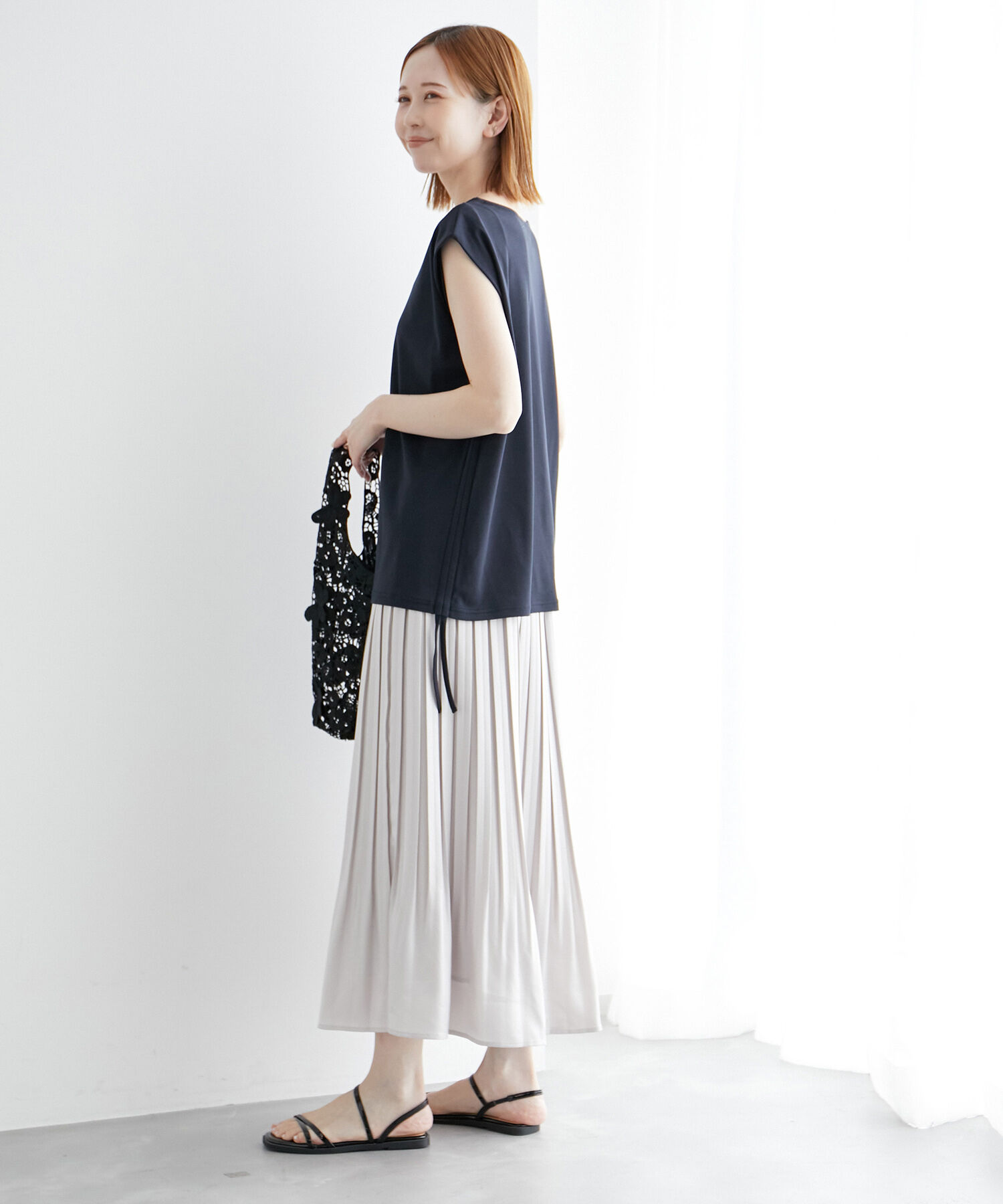 Rope&rsquo;Picnic「ドロストカットトップス」|Tシャツ・カットソー|
