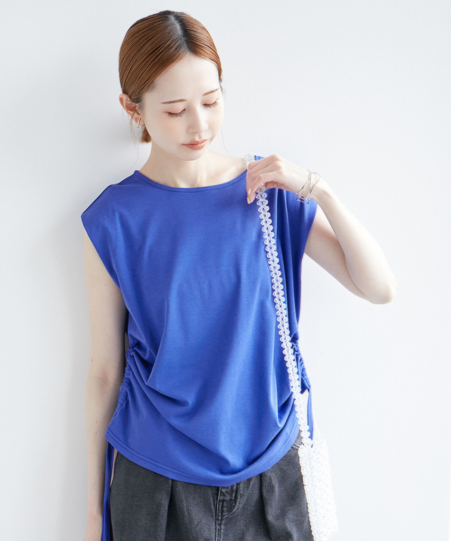 Rope&rsquo;Picnic「ドロストカットトップス」|Tシャツ・カットソー|