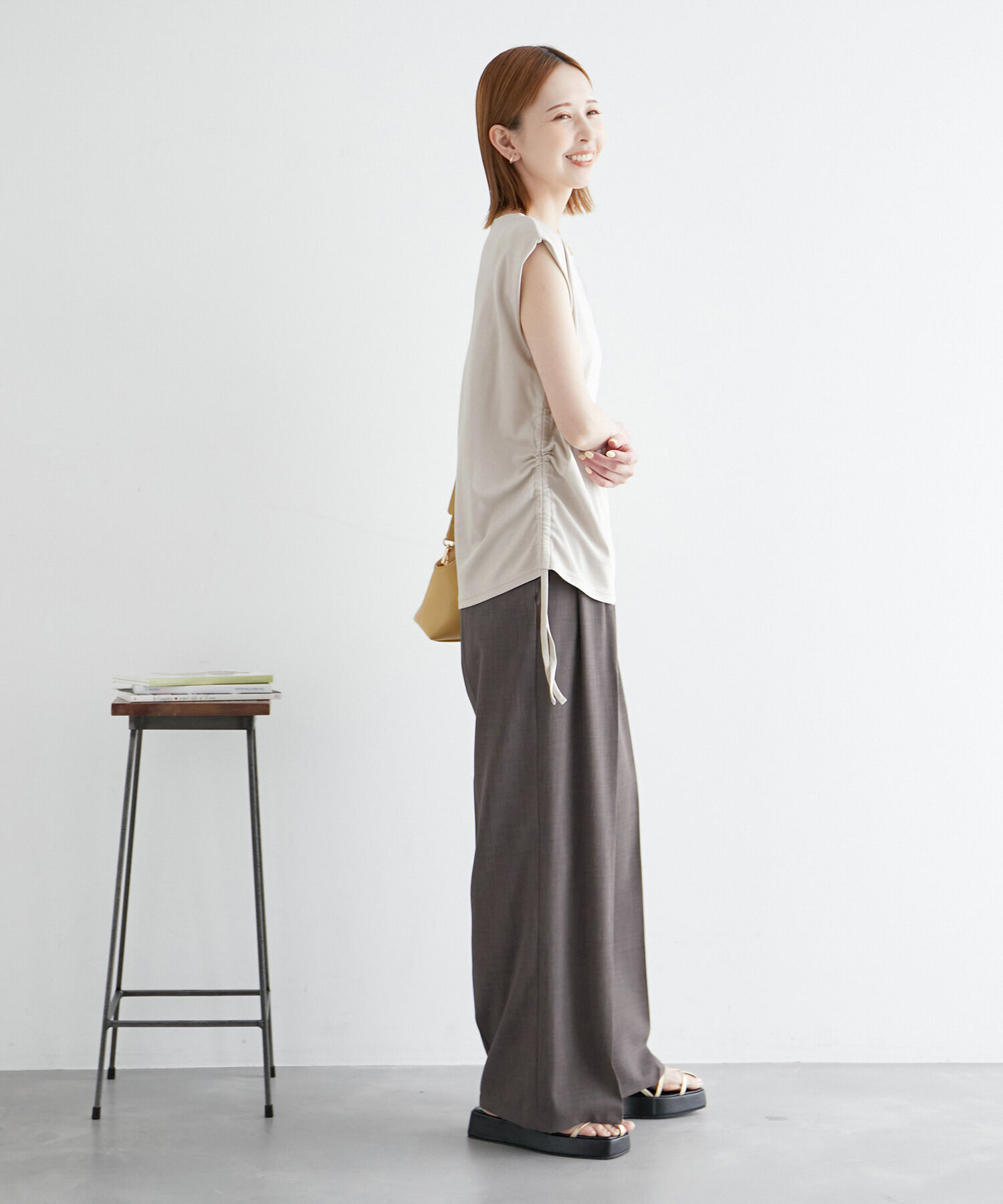 Rope&rsquo;Picnic「ドロストカットトップス」|Tシャツ・カットソー|