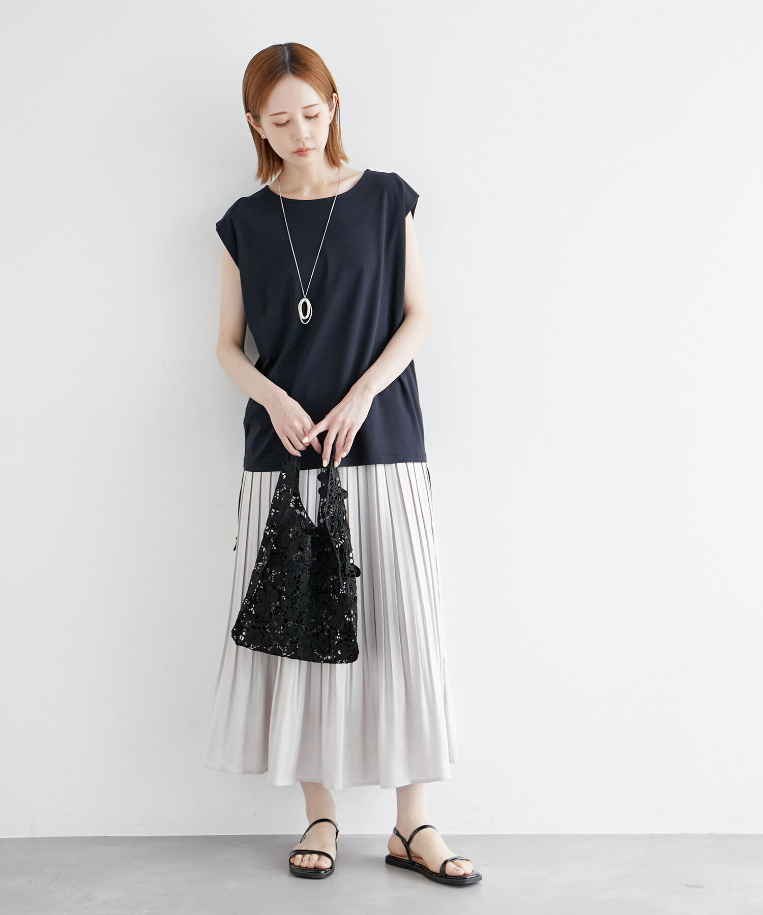 Rope&rsquo;Picnic「ドロストカットトップス」|Tシャツ・カットソー|