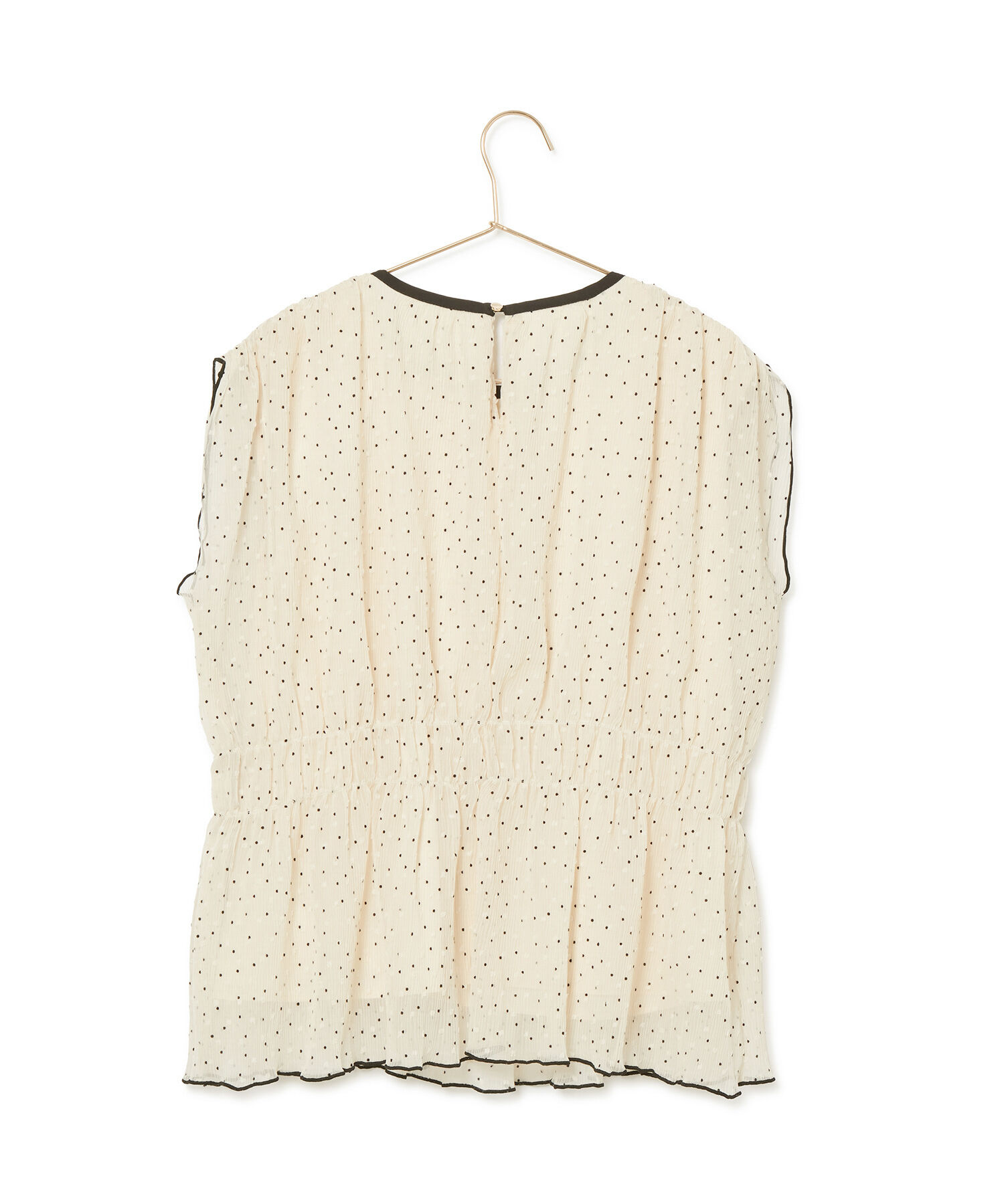 Rope&rsquo;Picnic「シャーリングドットブラウス」|シャツ・ブラウス|