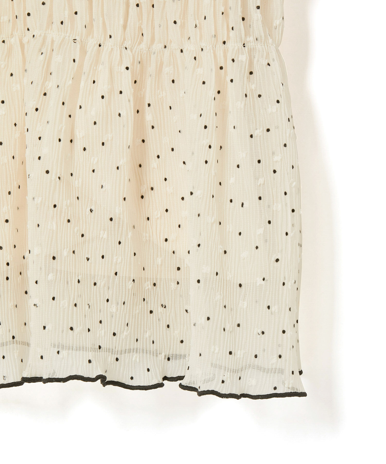 Rope&rsquo;Picnic「シャーリングドットブラウス」|シャツ・ブラウス|