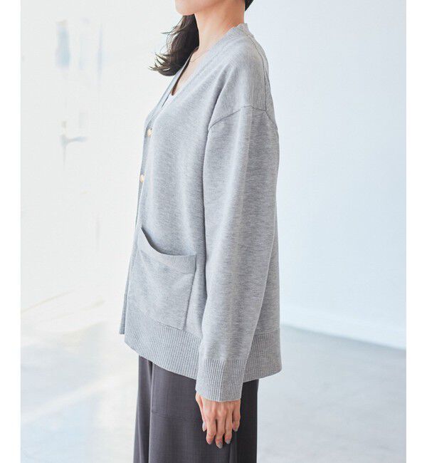Rope&rsquo;Picnic「シルク混Ｖネック金ボタンニットカーディガン」|カーディガン|