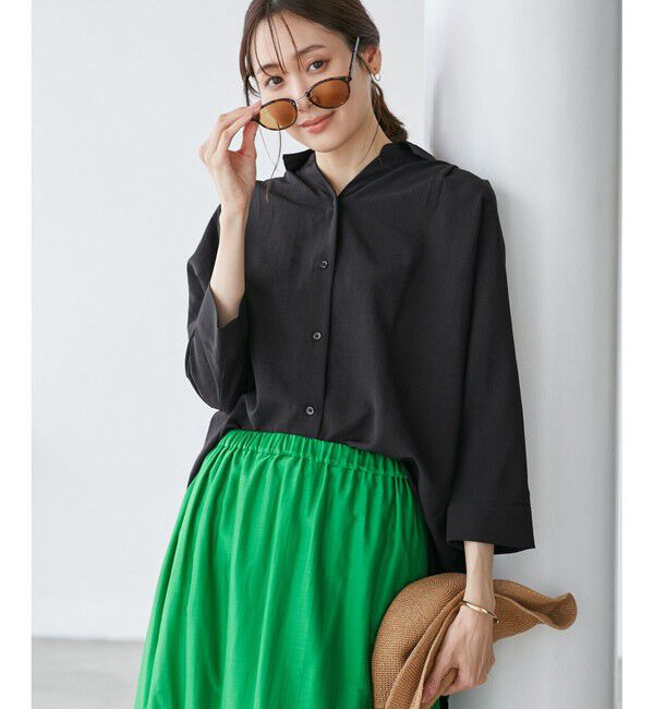 Rope&rsquo;Picnic「【emur/エミュール】バックVタックブラウス」|シャツ・ブラウス|