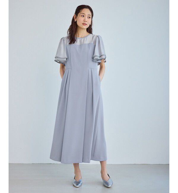 Rope&rsquo;Picnic「【Mon E&rsquo;toile/モンエトワール】フレア袖ビスチェデザインワンピース」|ドレス|