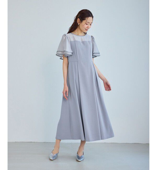 Rope&rsquo;Picnic「【Mon E&rsquo;toile/モンエトワール】フレア袖ビスチェデザインワンピース」|ドレス|